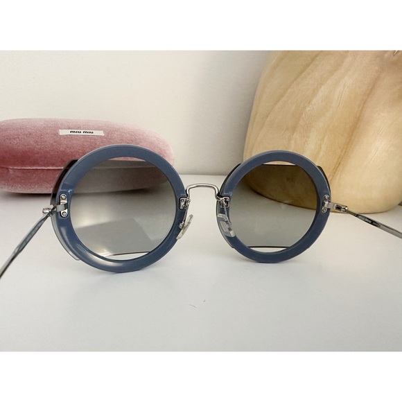 MIU MIU ~ REVEAL GLITTER Women’s Sunglasses - Picture 8 of 11